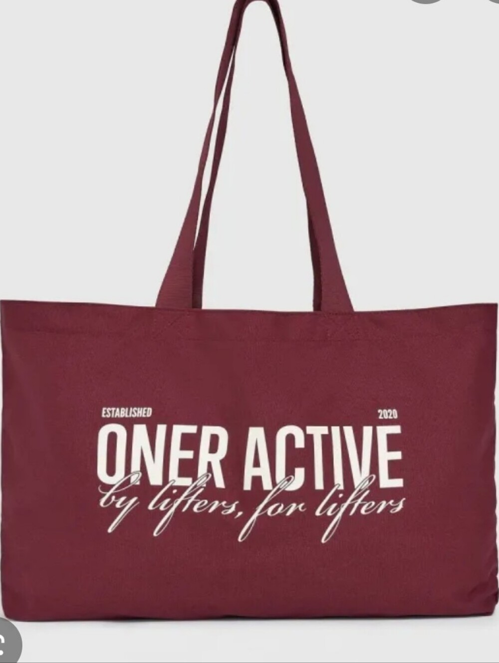💥JUST ADDED💥Oner Active Rosewood Classic Tote with White Logo